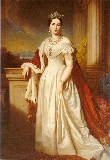 Georg Friedrich Kersting Queen Pauline of Werttemberg china oil painting image